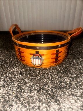 Longaberger Circular Proudly American Basket